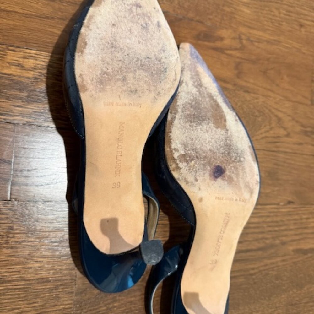 Manolo Blahnik Slingback Heels Size 39 - Picture 5 of 5